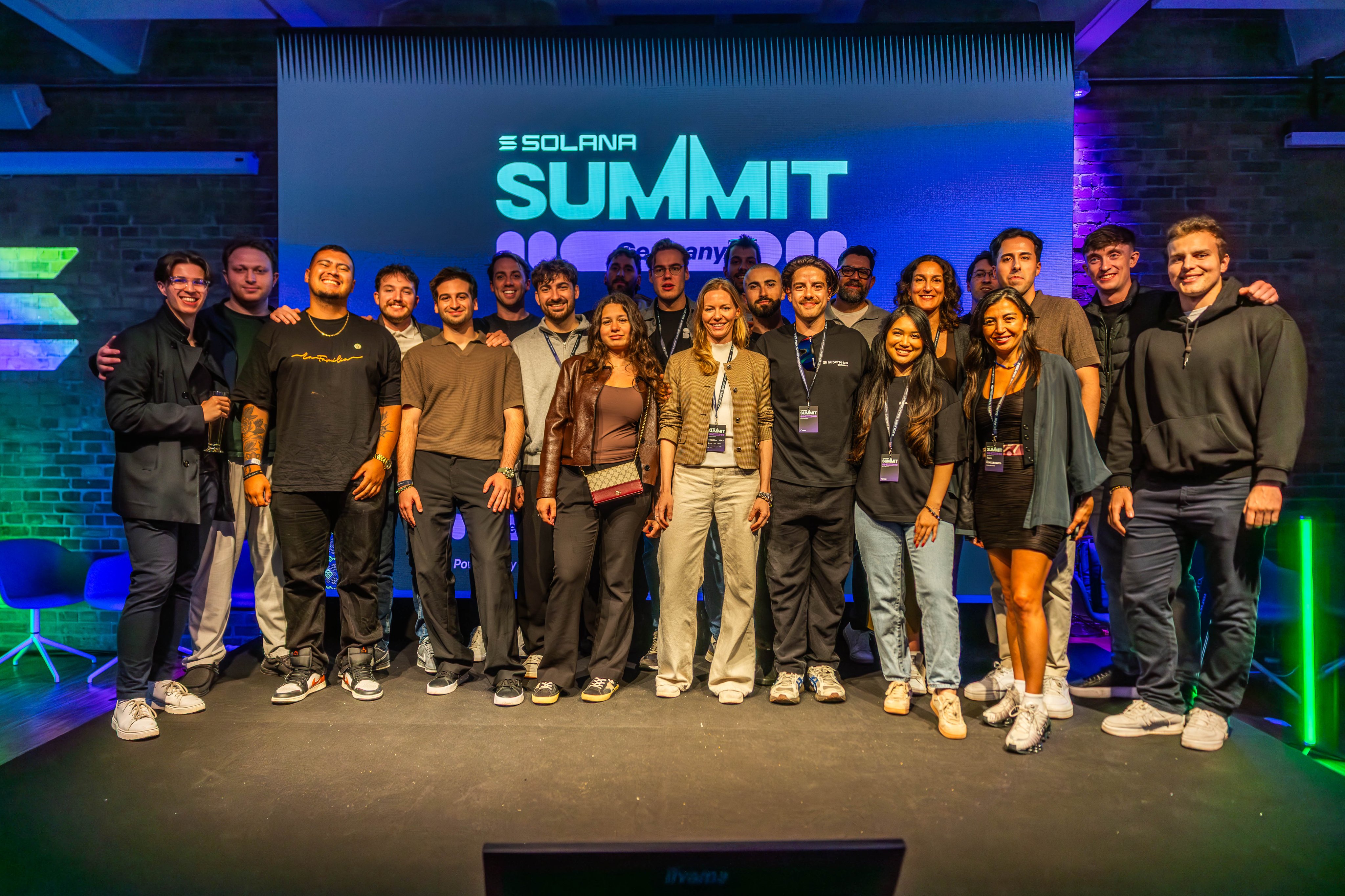 Superteam Georgia at Solana Summit Germany in Berlin