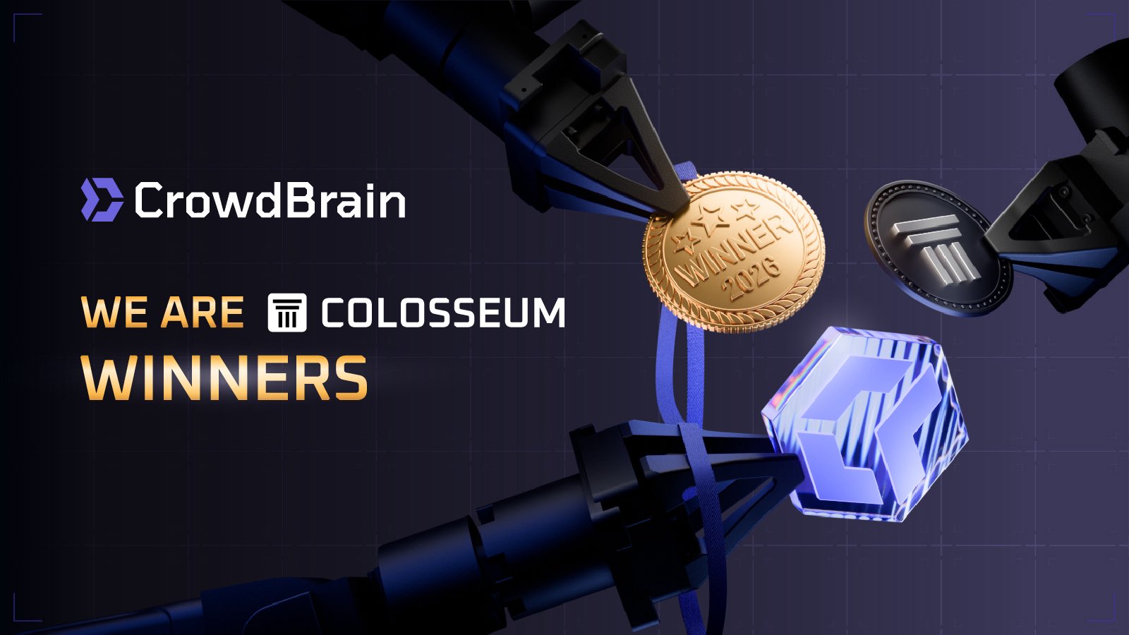 CrowdBrain, Grand Champion of the Solana Frontier Hackathon